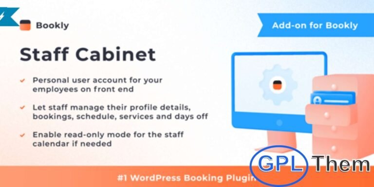 Bookly Staff Cabinet Add-on – Frontend Access for Staff Management The Bookly Staff Cabinet Add-on is a powerful extension for Bookly PRO that allows your staff members to manage their bookings, calendars, personal details, and assigned services directly from the frontend—without accessing the WordPress admin panel.