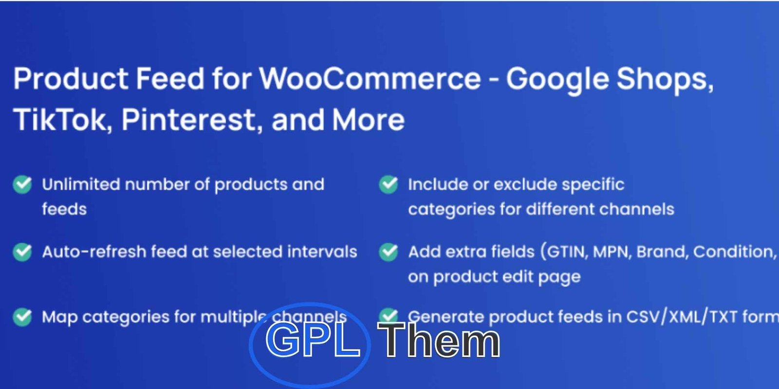 WooCommerce Google Product Feed WooCommerce Google Product Feed Extension – Seamless Integration with Google Merchant Center The WooCommerce Google Product Feed extension enables you to automatically generate a real-time, structured product feed that integrates directly with Google Merchant Center—an essential requirement for running Google Shopping Ads.