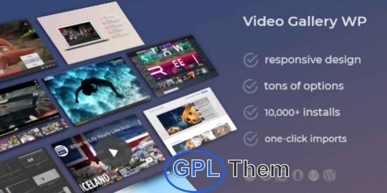 Video Gallery WordPress Plugin with YouTube, Vimeo, and Facebook Integration The Video Gallery WordPress Plugin is a powerful and feature-rich solution for showcasing videos from YouTube, Vimeo, Facebook, and more—all in one customizable gallery. Packed with flexible layout options, multiple color schemes, and advanced display settings, this plugin helps you build stunning, fully responsive video galleries in just minutes.