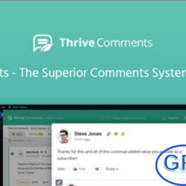 Thrive Comments – Advanced WordPress Comment Plugin Upgrade Your Engagement with the Most Powerful Comment System for WordPress Thrive Comments is a premium WordPress plugin that transforms your default comment section into a dynamic, interactive engagement tool. Designed to boost user interaction, it offers features like upvoting, downvoting, comment sharing, gamification, and more—turning passive readers into active participants.