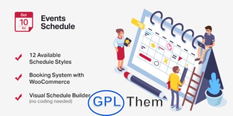 Events Schedule – Responsive Timetable & Calendar Plugin for WordPress Beautifully Display Classes, Events & Schedules with Ease Events Schedule is a flexible and user-friendly WordPress plugin that allows you to showcase your classes, events, or programs using one of five stylish and customizable timetable layouts. Each design offers unique features to suit a variety of business needs.