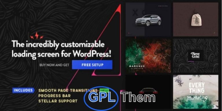 PageLoader – Custom Loading Screen & Progress Bar Plugin for WordPress Enhance User Experience with Stylish Loading Animations PageLoader is a highly customizable WordPress plugin that adds a sleek loading screen and progress bar to your website. Designed to improve user experience and reduce perceived loading times, it lets you fully personalize colors, animations, logos, and more to match your brand.