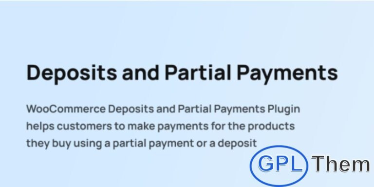 WooCommerce Deposits – Flexible Payment Plans for Your Store WooCommerce Deposits empowers your customers to pay for products using deposits or installment plans, giving them greater flexibility and increasing your store’s conversion rate.