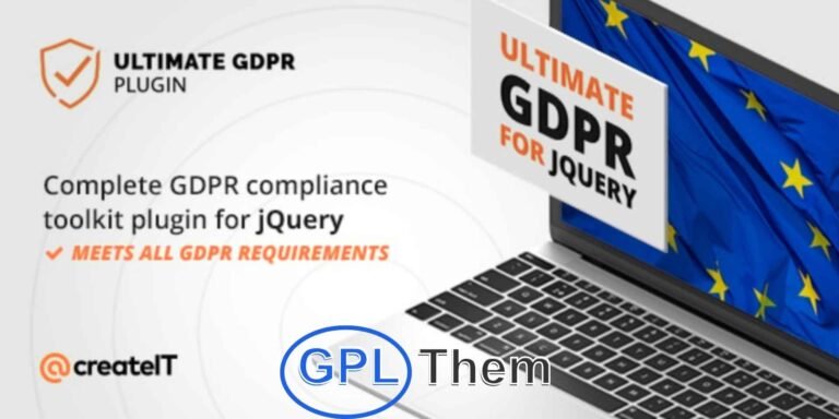 Ultimate WP GDPR Compliance Toolkit – Make Your WordPress Site GDPR-Ready Ensure your WordPress website meets the legal requirements of the General Data Protection Regulation (GDPR) with the Ultimate WP GDPR Compliance Toolkit.