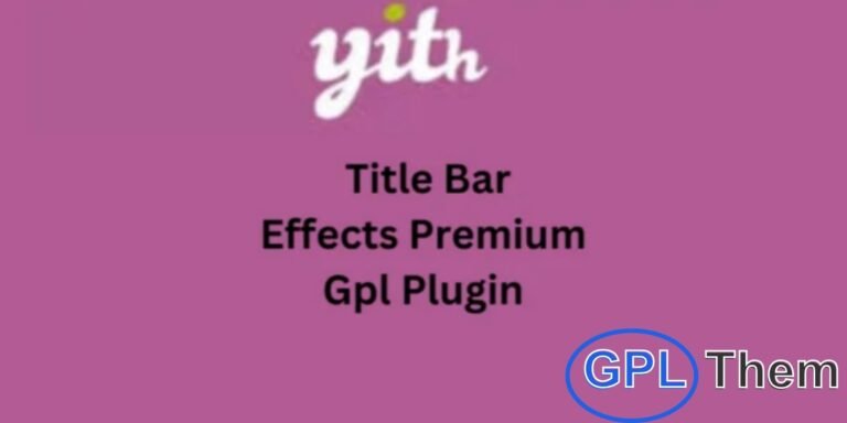 YITH WordPress Title Bar Effects – Boost Engagement with Animated Browser Title Alerts YITH WordPress Title Bar Effects is a smart plugin designed to grab your visitors' attention even after they navigate away from your tab. By animating or changing the browser tab title, you can re-engage users and bring them back to your site.