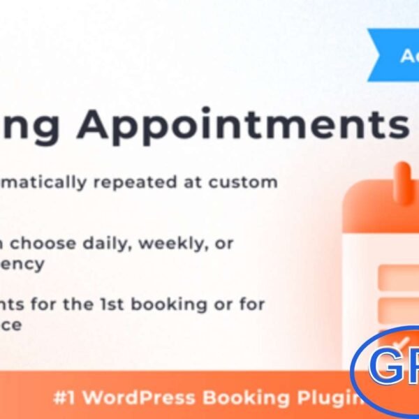 Bookly Recurring Appointments Add-On – Enable Repeat Bookings with Ease Bookly Recurring Appointments is a powerful add-on for the Bookly Pro plugin, allowing your clients to schedule recurring appointments weeks or even months in advance—perfect for ongoing services and regular sessions.