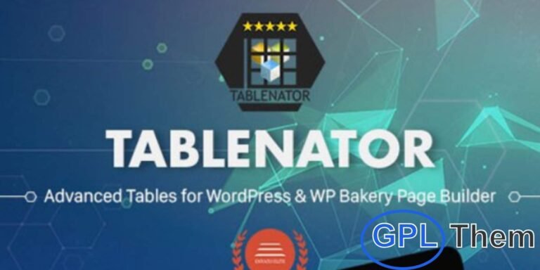Tablenator – Advanced Table Builder for WordPress & WPBakery Page Builder Tablenator is a powerful WordPress plugin that makes creating responsive, customizable tables effortless—especially with WPBakery (formerly Visual Composer). Featuring a user-friendly spreadsheet-style editor, you can input and manage table data quickly without any coding.