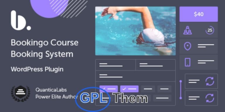 Bookingo – Course Booking System for WordPress Bookingo is a powerful and user-friendly WordPress course booking plugin designed to simplify online course registration. Whether you're managing a driving school, language center, swimming classes, or any educational program with recurring sessions, Bookingo streamlines the enrollment process with ease.