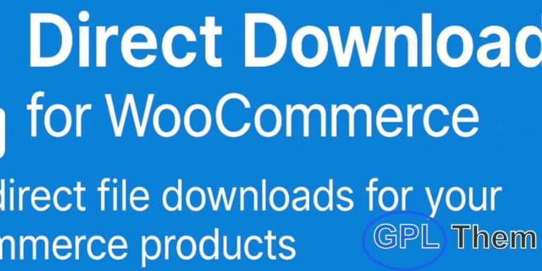Direct Download for WooCommerce – Instantly Deliver Free Digital Products Enhance your WooCommerce store by simplifying the download process for free digital and virtual products. The Direct Download for WooCommerce plugin automatically replaces the default "Add to Cart" button with a "Download" button for products priced at $0.