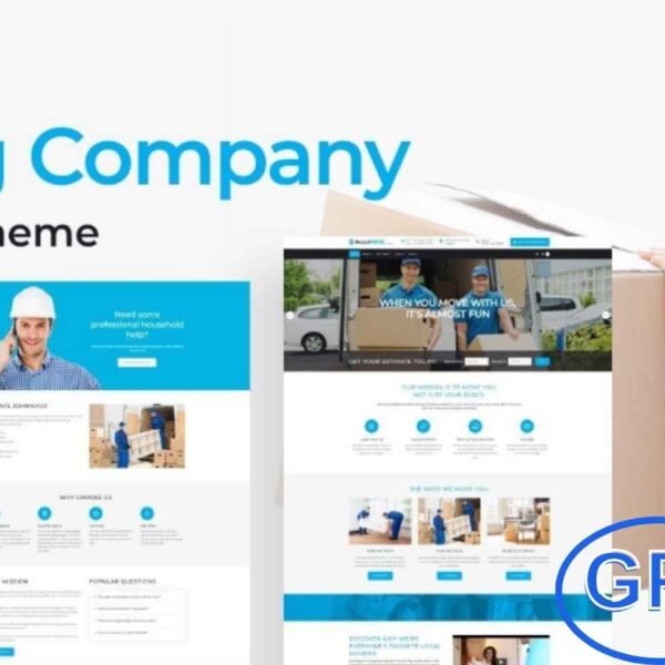 Accumove – Moving Company WordPress Theme Accumove is a modern and user-friendly WordPress theme designed specifically for moving and relocation service companies. With its fully responsive layout and easy customization options, you can quickly launch a professional website without any coding.
