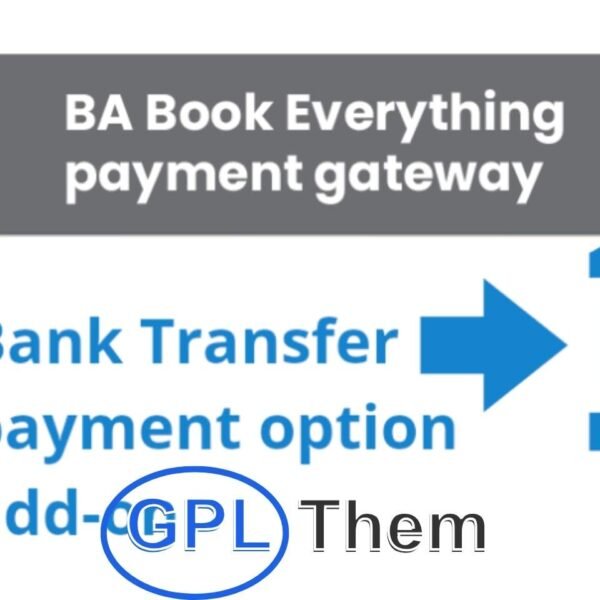 BABE Payment – Bank Transfer Addon for WordPress Booking Plugin BABE Payment Bank Transfer adds a secure and flexible bank transfer payment option to the BA Book Everything WordPress plugin. Easily display your bank details during checkout, on order confirmation pages, and in customer emails.