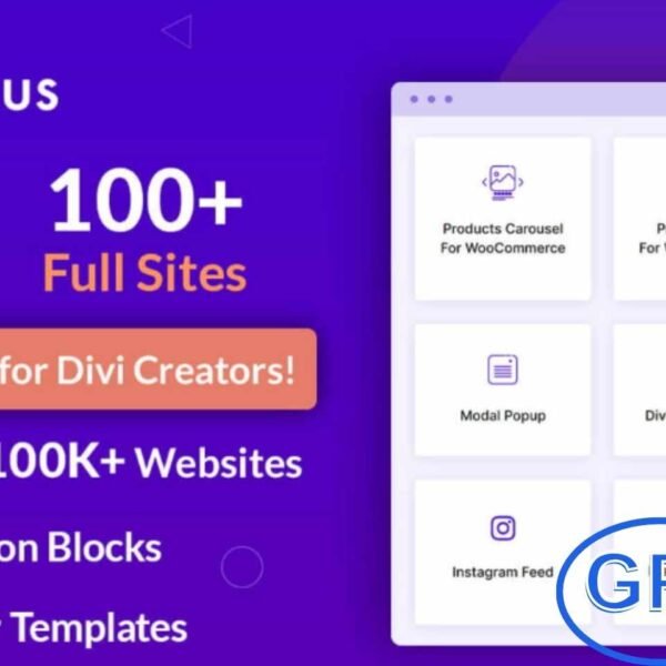 Divi Plus – Ultimate Module Pack for Divi Builder Divi Plus is a powerful all-in-one plugin that extends the capabilities of the Divi Builder with a rich collection of 50+ unique modules, 30+ starter templates, 200+ prebuilt sections, and 4 premium extensions. Fully compatible with Divi 4.0 and above, this plugin empowers web designers to build faster, more visually engaging, and highly responsive websites without writing a single line of code.
