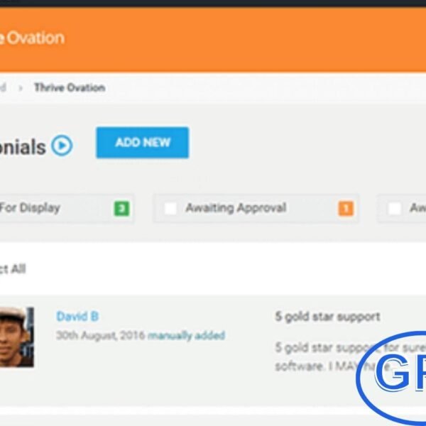 Thrive Ovation v10.6.2 – WordPress Plugin