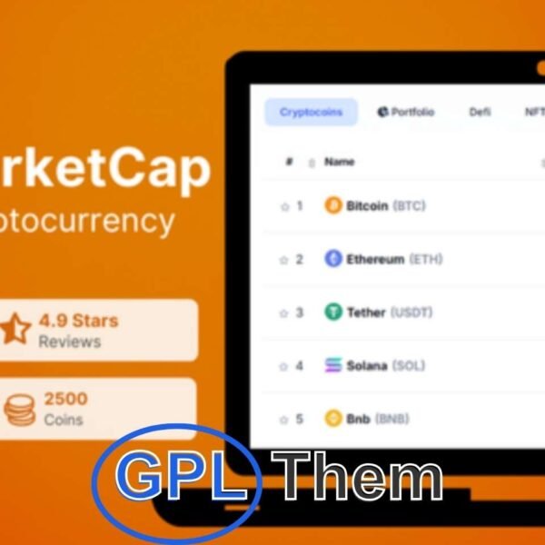 Coins MarketCap v5.4.1 – WordPress Cryptocurrency Plugin