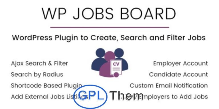 WP Jobs Board – Ajax Search & Filter Plugin for WordPress WP Jobs Board is a powerful and flexible job listing plugin for WordPress, designed with AJAX-based search and filter capabilities. Built on shortcodes, it lets you easily add job listings and advanced search features to any page of your website.