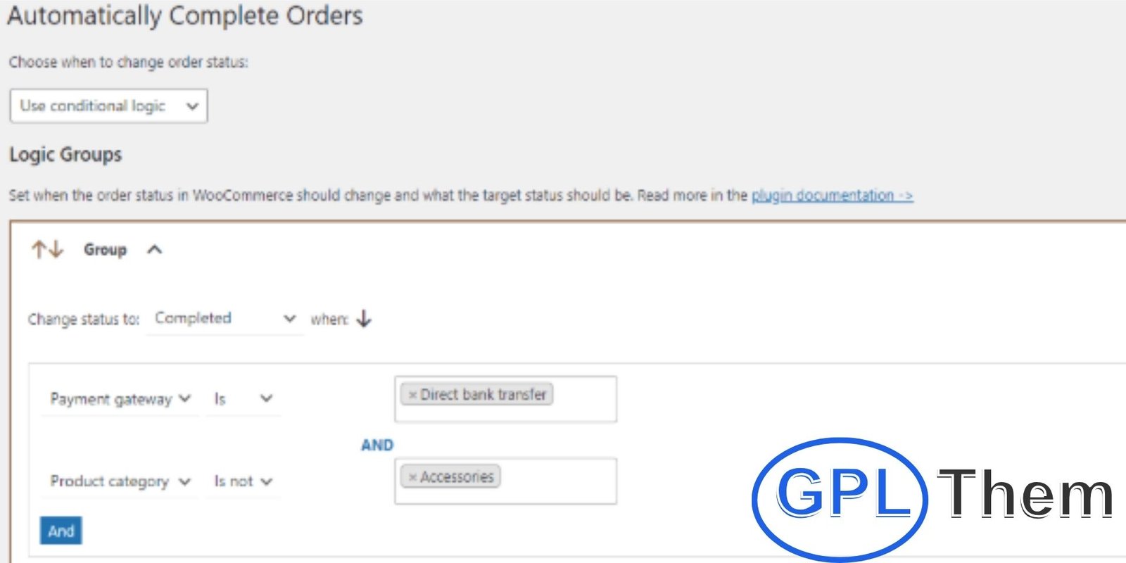 Automatic Payment Status WooCommerce by WpDesk Automatic Payment Status for WooCommerce by WPDesk Streamline your WooCommerce order processing with Automatic Payment Status by WPDesk. This plugin allows you to automatically complete orders after a successful payment—saving you time and improving customer satisfaction.
