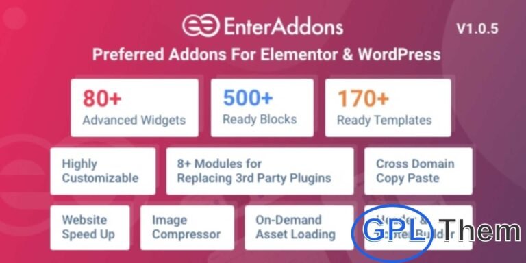 Enter Addons – The Ultimate Elementor Addons Plugin for WordPress Enter Addons is your all-in-one solution to supercharge Elementor with powerful widgets, ready-made templates, and design flexibility — without writing a single line of code.