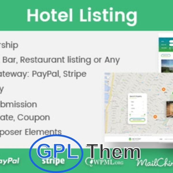 Hotel Listing v1.4.0 – WordPress Plugin