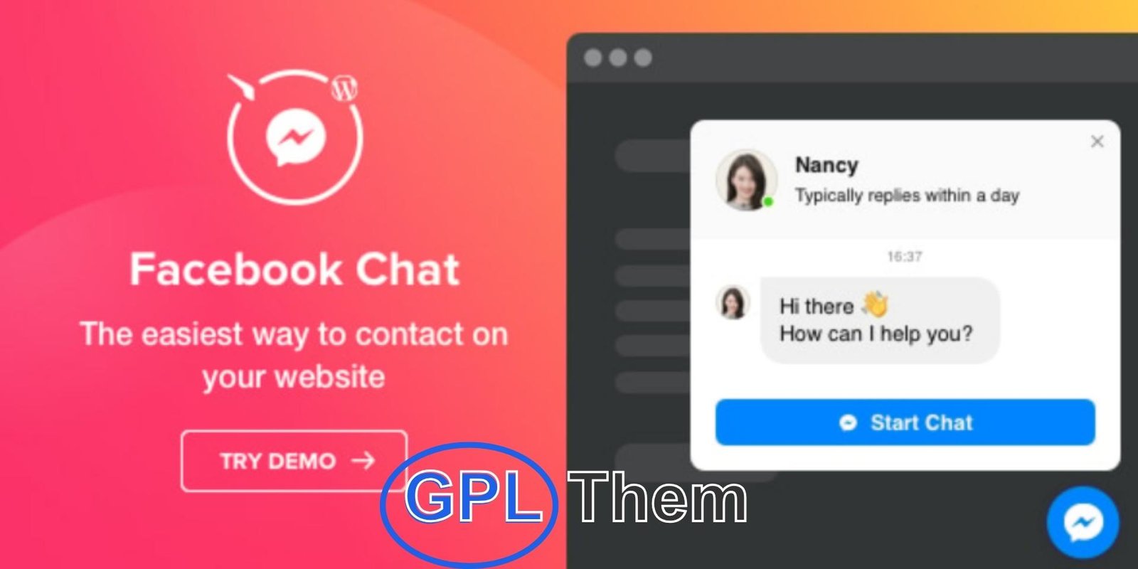 Facebook Chat – WordPress Plugin Facebook Chat – WordPress Live Messenger Plugin Enhance customer support and boost engagement with the Facebook Chat plugin for WordPress by Elfsight. Easily integrate Facebook Messenger into your site, allowing visitors to contact you instantly through their favorite chat platform.