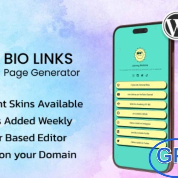 Meeek – Bio Links Builder for Elementor & WordPress Meeek is the ultimate Bio Links builder plugin for WordPress and Elementor, designed to supercharge your online presence. Create a custom, mobile-optimized bio link page to showcase all your important links, social profiles, and content in one place.