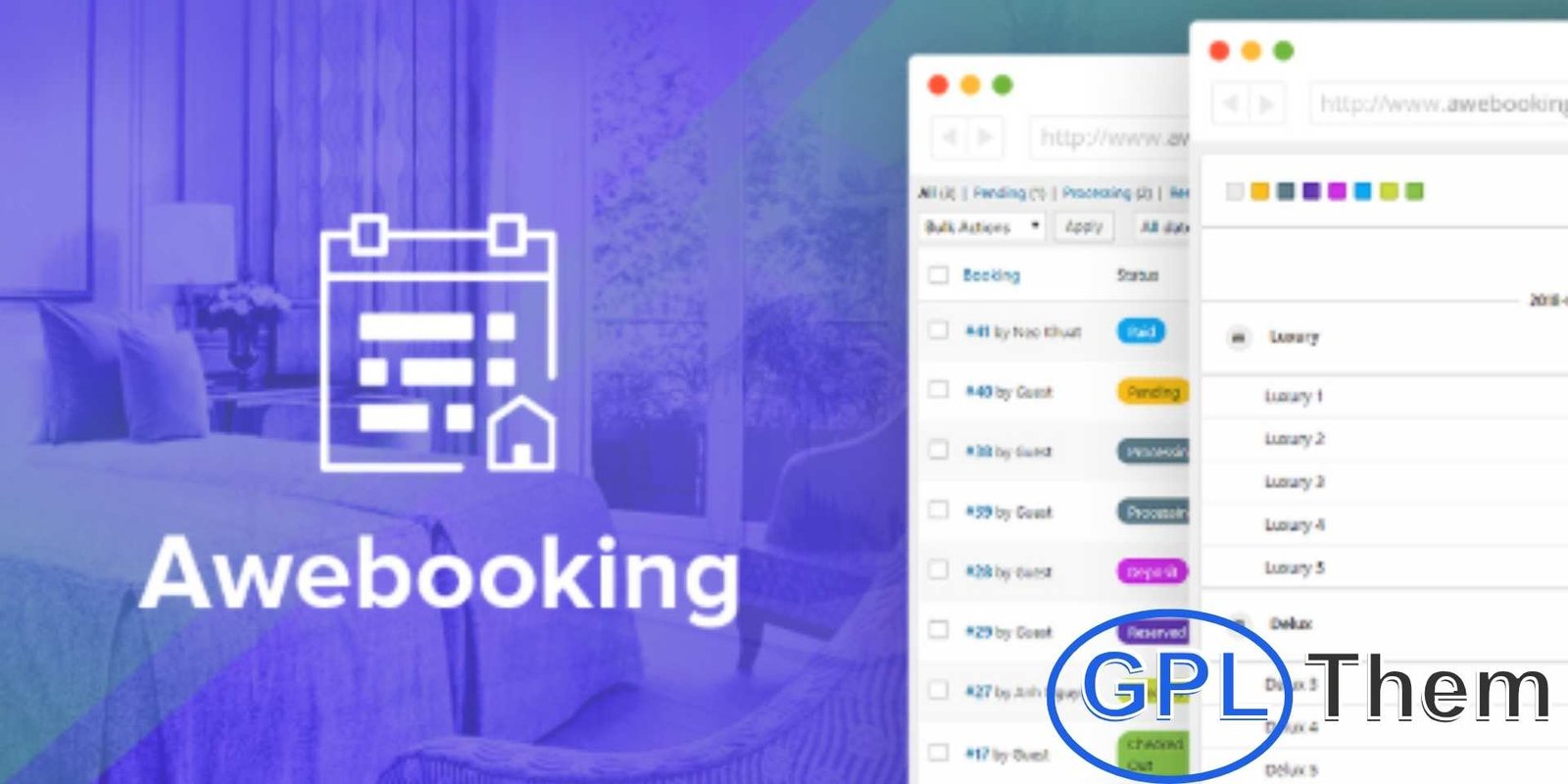 Awebooking – Simple Reservation Awebooking – Simple Reservation Add-on Simplify your hotel booking process with the Simple Reservation Add-on for Awebooking. Designed for hoteliers who prefer a straightforward reservation method, this add-on turns your booking system into a request-based form, eliminating the need for complex multi-step checkouts.