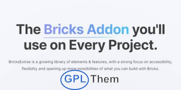 BricksExtras – Premium Addon for Bricks Builder Unlock the full potential of Bricks Builder with BricksExtras, a premium addon packed with advanced elements and features. Designed for accessibility, flexibility, and creative freedom—build more dynamic, user-friendly websites.