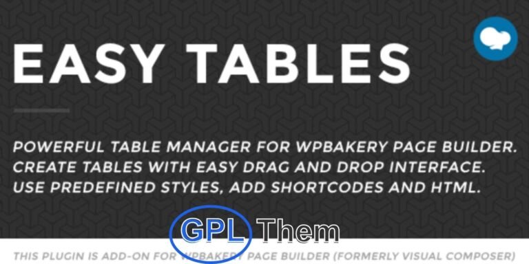 Easy Tables – Advanced Table Manager for WPBakery Page Builder Create and manage beautiful, responsive tables with Easy Tables for WPBakery Page Builder (formerly Visual Composer). Enjoy an Excel-like editing experience right inside WordPress—intuitive and time-saving. Easily add or remove rows and columns in bulk, with no coding required.