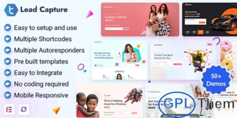 WP Lead Capturing Pages – Powerful WordPress Landing Page Plugin Easily create high-converting landing pages with WP Lead Capturing Pages, the ultimate WordPress plugin for growing your email list. No coding skills needed—just drag, drop, and publish eye-catching lead capture forms in minutes. Perfect for marketers, bloggers, and businesses looking to boost conversions.
