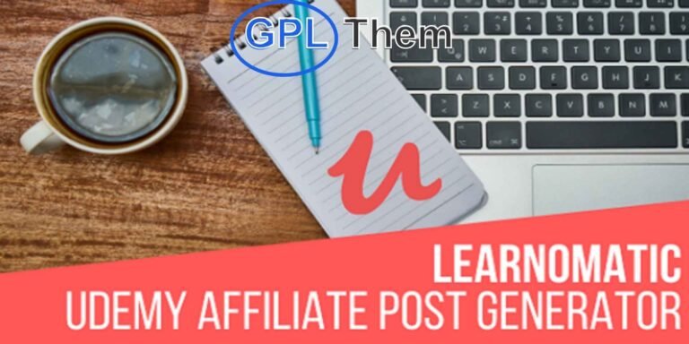 Learnomatic – Udemy Affiliate Plugin for WordPress Monetize your WordPress site effortlessly with Learnomatic, the ultimate Udemy affiliate plugin. Designed to help you generate passive income, Learnomatic automatically imports top-rated Udemy courses directly into your website. Seamlessly showcase high-quality educational content to your visitors while earning affiliate commissions from each sale.