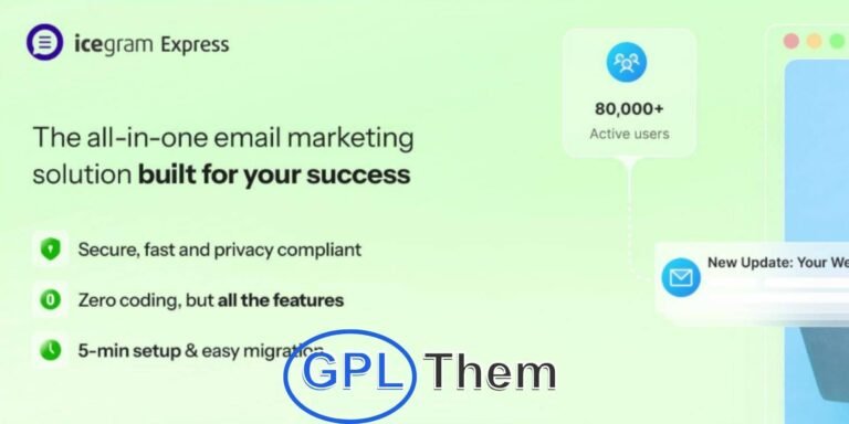 Icegram – Email Subscribers & Newsletters Pro for WordPress Boost your email marketing strategy with Icegram – Email Subscribers & Newsletters Pro, the all-in-one solution for growing and engaging your audience directly from your WordPress site. This powerful plugin lets you easily add customizable subscription forms, send beautiful HTML newsletters, and automatically notify your subscribers whenever a new blog post goes live.