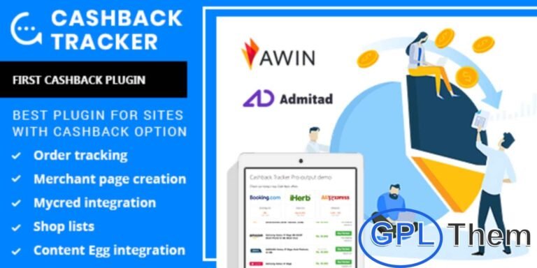 Cashback Tracker Pro – Advanced Cashback Plugin for WordPress Affiliate Sites Cashback Tracker Pro is the ultimate WordPress plugin for affiliate website owners looking to boost engagement and conversions. It lets you track user purchases from affiliate networks and reward them with cashback—by sharing a portion of your commission.