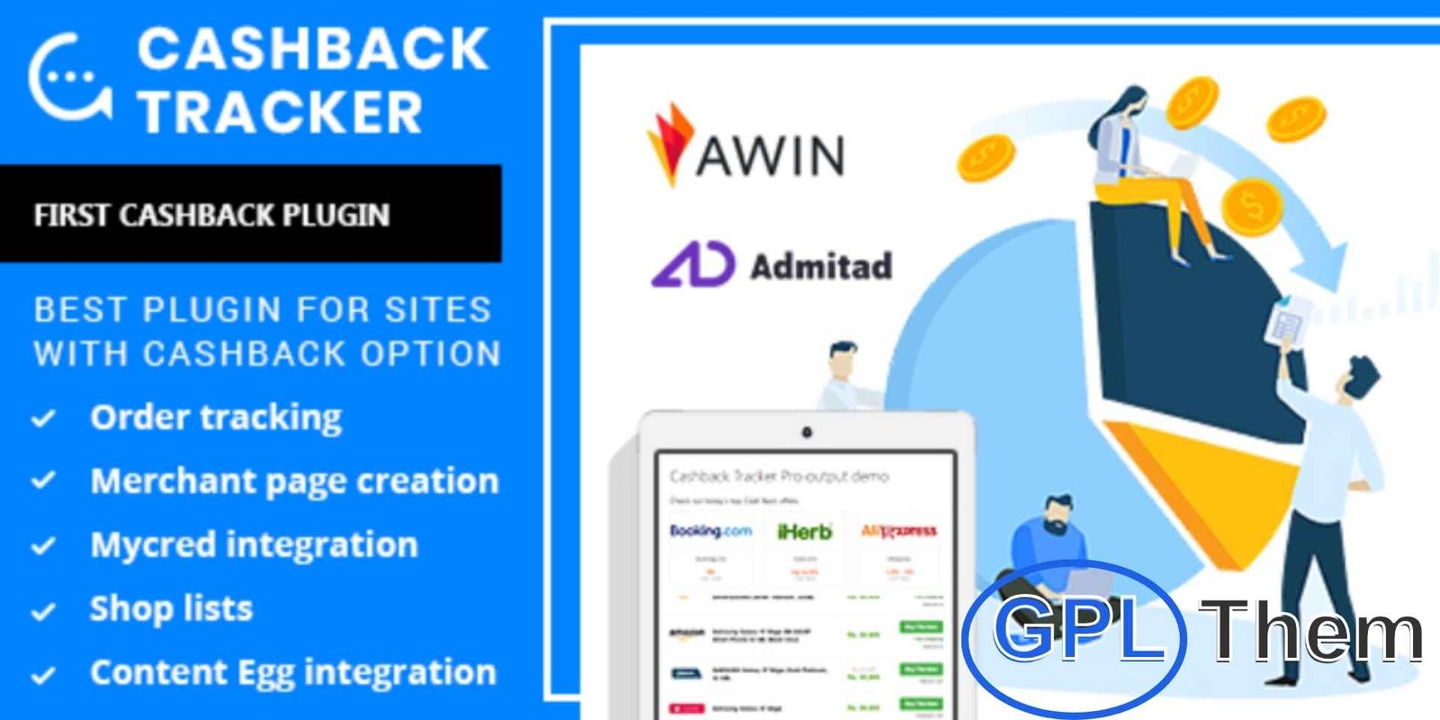 Cashback Tracker Pro Cashback Tracker Pro – Advanced Cashback Plugin for WordPress Affiliate Sites Cashback Tracker Pro is the ultimate WordPress plugin for affiliate website owners looking to boost engagement and conversions. It lets you track user purchases from affiliate networks and reward them with cashback—by sharing a portion of your commission.