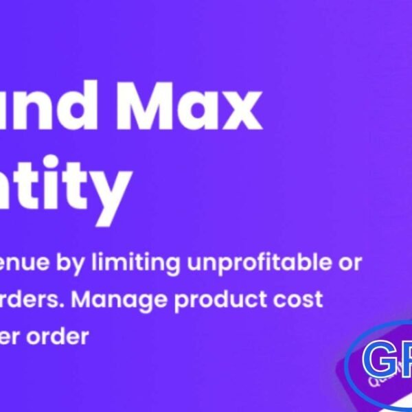 Min/Max Quantities for WooCommerce – Set Product & Order Quantity Limits The Min/Max Quantities plugin for WooCommerce allows you to define minimum and maximum quantity rules for individual products, entire orders, or specific product categories. Perfect for wholesale stores, bulk purchases, or limited-stock items, this plugin helps you control how much customers can buy—ensuring better inventory management and sales strategy alignment.