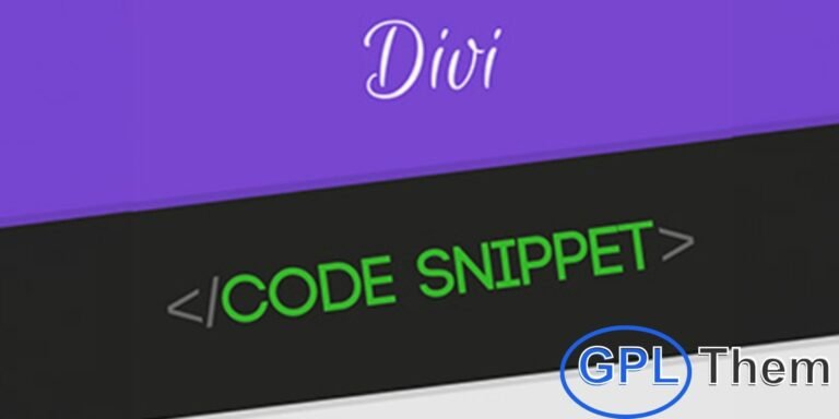 Divi Code Snippet Module – Easily Add Custom Code in Divi Builder The Divi Code Snippet Module plugin integrates seamlessly with the Divi Builder, giving you a dedicated module to insert custom code directly into your page layouts. Just like any standard Divi module, you can drag and drop it wherever needed—making it easy to enhance functionality with HTML, CSS, JavaScript, or shortcodes without editing theme files.