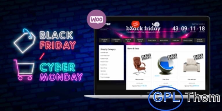 Black Friday / Cyber Monday Mode for WooCommerce – Boost Holiday Sales Instantly The ModelTheme Black Friday Plugin is a powerful WooCommerce extension designed to supercharge your Black Friday and Cyber Monday promotions. Fully compatible with both free and premium WordPress themes, this plugin helps you create eye-catching seasonal campaigns that drive conversions.
