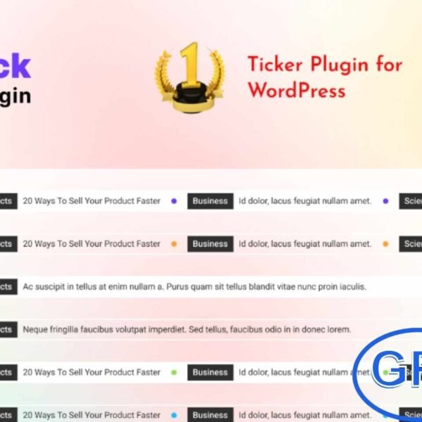 Newtick – WordPress News Ticker Plugin for Sticky Header & Sidebar Newtick is a lightweight and modern WordPress ticker plugin designed to display breaking news or important updates in a stylish scrolling format. Ideal for news websites, blogs, and content-heavy platforms, it allows you to place a dynamic news bar in sticky headers or sidebars with ease.