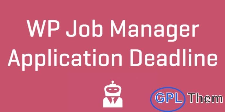 WP Job Manager – Application Deadline Add-On Enhance your job board with the Application Deadline extension for WP Job Manager. This add-on allows employers to set a closing date for job listings using a user-friendly date picker, powered by jQuery UI.