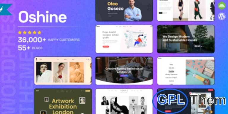 Oshine Modules – Premium Addon Plugin for the Oshine WordPress Theme Oshine Modules is a powerful WordPress plugin that extends the functionality of the Oshine Theme by adding a collection of custom shortcode modules. Designed exclusively for Oshine, these modules help you create stunning layouts and enhance your website’s visual appeal without any coding.