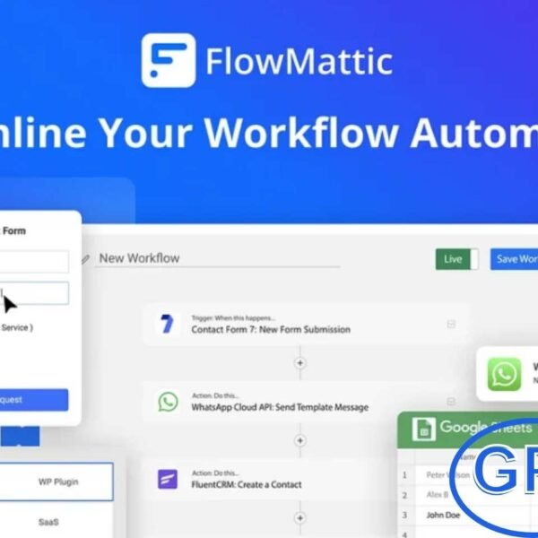 FlowMattic – No-Code WordPress Automation Plugin FlowMattic is a powerful automation plugin for WordPress that lets you connect your favorite plugins and third-party apps with just a few clicks—no coding required. Easily build automated workflows to move data between your website and external tools, saving time and boosting efficiency.