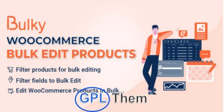 Bulky – WooCommerce Bulk Edit for Products, Orders & Coupons Bulky is a powerful WooCommerce bulk edit plugin that allows you to quickly and efficiently manage products, orders, and coupons at scale. Whether you're editing simple or variable products, Bulky provides a wide range of easy-to-use tools to filter and update product data—including ID, title, SKU, content, price ranges, stock levels, product types, categories, sale dates, and more.