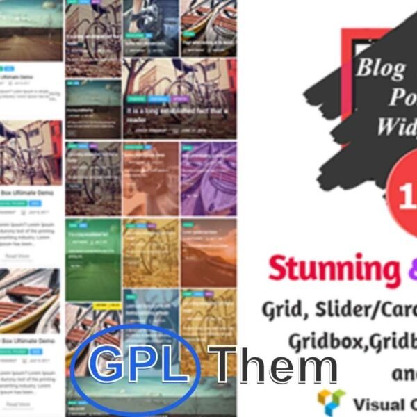 Blog Designer – Post and Widget Pro Transform your default WordPress blog layout with Blog Designer – Post and Widget Pro. This powerful plugin lets you showcase your blog posts in visually stunning grid or slider layouts, giving you complete control over design and presentation—without touching a single line of code.