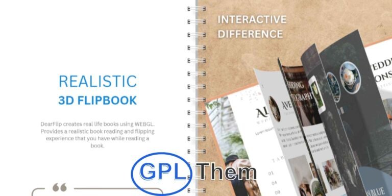 DearFlip – Interactive 3D Flipbook Plugin for WordPress Make your content stand out with DearFlip, the ultimate WordPress plugin for creating stunning 3D flipbooks. Don’t settle for flat, static PDFs—turn them into lifelike, interactive flipbooks that deliver a visually engaging reading experience right on your website.