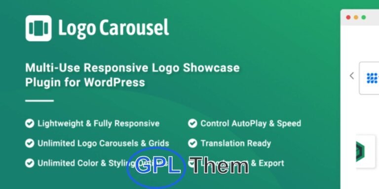 Logo Carousel Pro – Responsive Logo Showcase Plugin for WordPress Logo Carousel Pro is a versatile and visually stunning WordPress plugin designed to showcase logos of your clients, partners, sponsors, or brands in an attractive, responsive carousel layout. Whether you want to build trust or highlight business collaborations, this plugin makes it simple and effective.