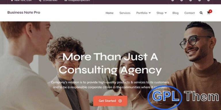 Business Note Pro – Elementor Business & Corporate WordPress Theme Business Note Pro is a powerful Elementor-based WordPress theme ideal for corporate websites such as agencies, consultancies, finance, insurance, marketing firms, and more.