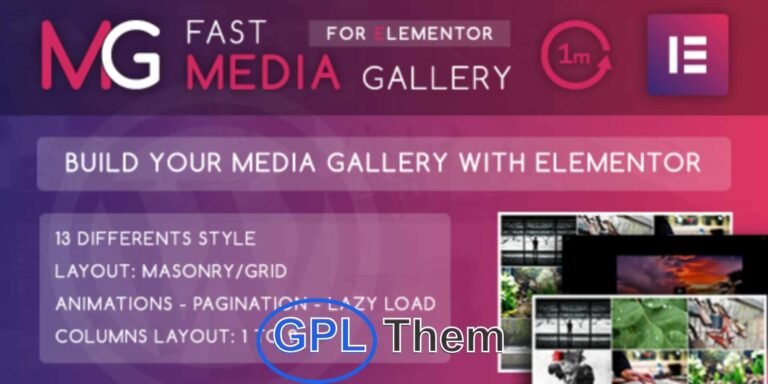 Fast Media Gallery for Elementor – WordPress Media Gallery Plugin Fast Media Gallery for Elementor is a feature-rich WordPress plugin that lets you create stunning and responsive media galleries directly within the Elementor page builder. Designed for flexibility and performance, this powerful add-on supports 13 unique gallery styles in both grid and masonry layouts.