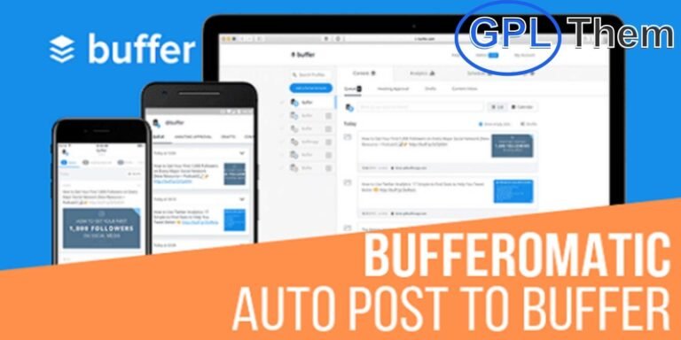 Bufferomatic – Auto Post to Buffer Plugin for WordPress Bufferomatic is a powerful WordPress automation plugin designed to seamlessly publish your content to social media via Buffer. Perfect for auto-blogging and social media marketing, this plugin uses the Buffer v2 API to automate post sharing across all your connected social channels, turning your website into a hands-free traffic and engagement machine.