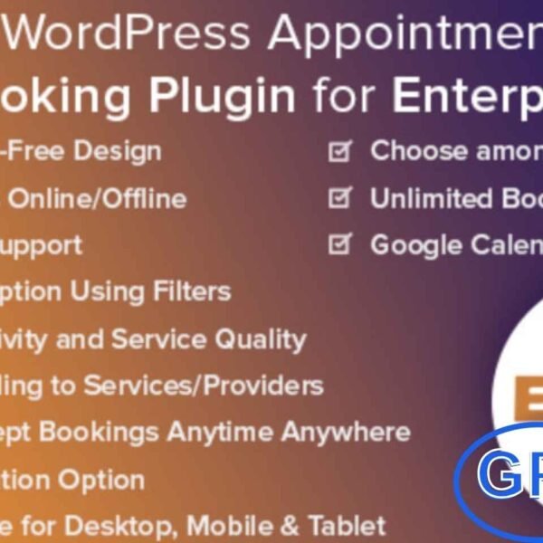BMA – WordPress Appointment Booking Plugin for Enterprise BMA (Book My Appointment) is a powerful and advanced appointment booking plugin designed for WordPress websites. Whether you run a service-based business, salon, clinic, or corporate enterprise, BMA simplifies the entire appointment scheduling process—making it faster, smarter, and more efficient.