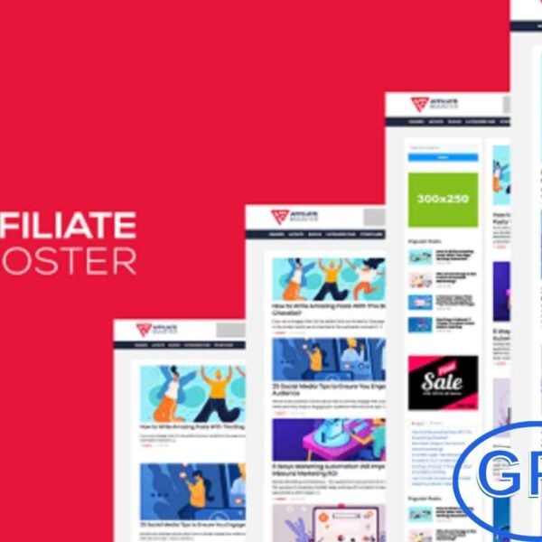 AffiliateBooster Blocks – High-Converting Gutenberg Blocks for Affiliate Marketers Create fast, lightweight, and conversion-optimized affiliate websites without relying on bulky page builders. AffiliateBooster Blocks offers 25+ professionally designed Gutenberg blocks to help you build stunning, high-performing pages effortlessly.