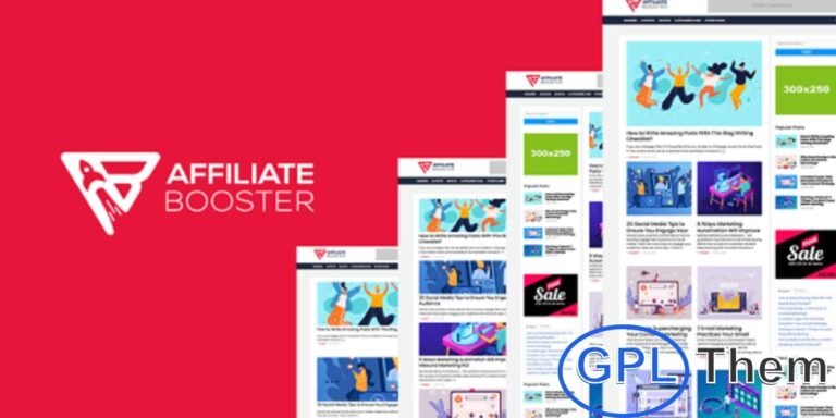 AffiliateBooster Blocks – High-Converting Gutenberg Blocks for Affiliate Marketers Create fast, lightweight, and conversion-optimized affiliate websites without relying on bulky page builders. AffiliateBooster Blocks offers 25+ professionally designed Gutenberg blocks to help you build stunning, high-performing pages effortlessly.