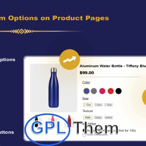 Extra Custom Product Options for WooCommerce – Personalize Your Product Offerings Enhance your WooCommerce store with the Extra Custom Product Options plugin, designed to give your customers more control and flexibility. This plugin allows you to create unlimited custom product fields such as text boxes, dropdowns, checkboxes, radio buttons, file uploads, and more—tailored to fit your customers’ specific needs.